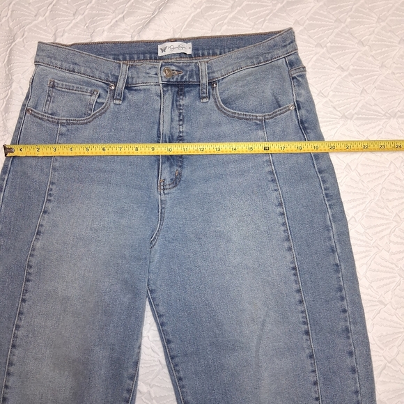 Jessica Simpson Light Blue Ankle Jeans Size 8 - Picture 7 of 16
